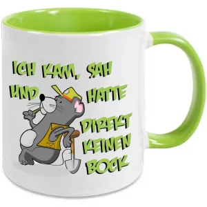 Tasse Kein Bock (Grüne Tasse)