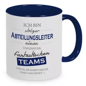 Tasse Stolzer Abteilungsleiter